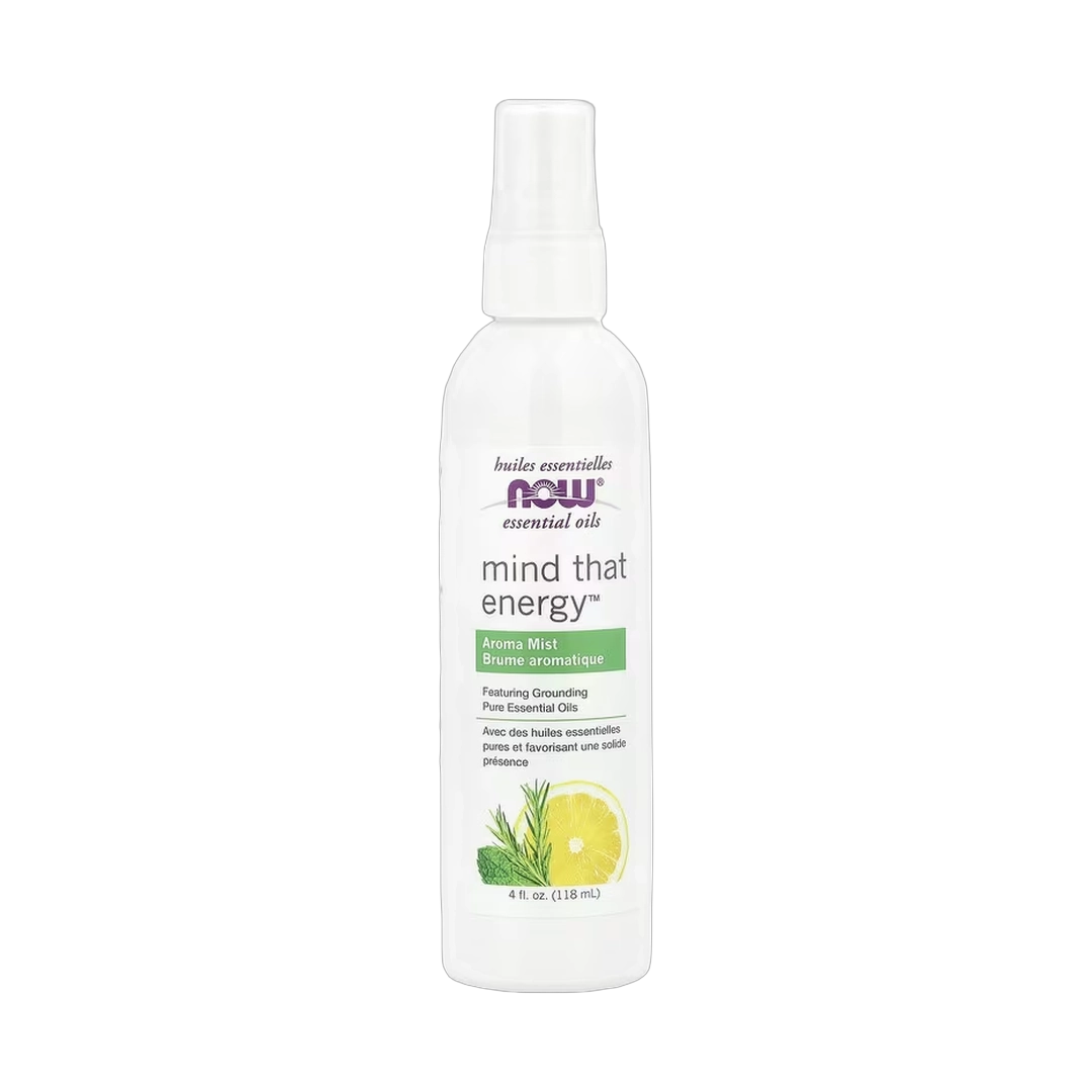 NOW Foods, Essential Oils, Mind That Energy™ Aroma Mist, 4 fl oz, 118 ml
