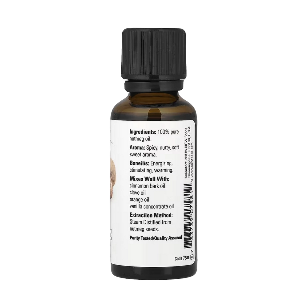 NOW Foods, Essential Oils, Nutmeg, 1 fl oz, 30 ml