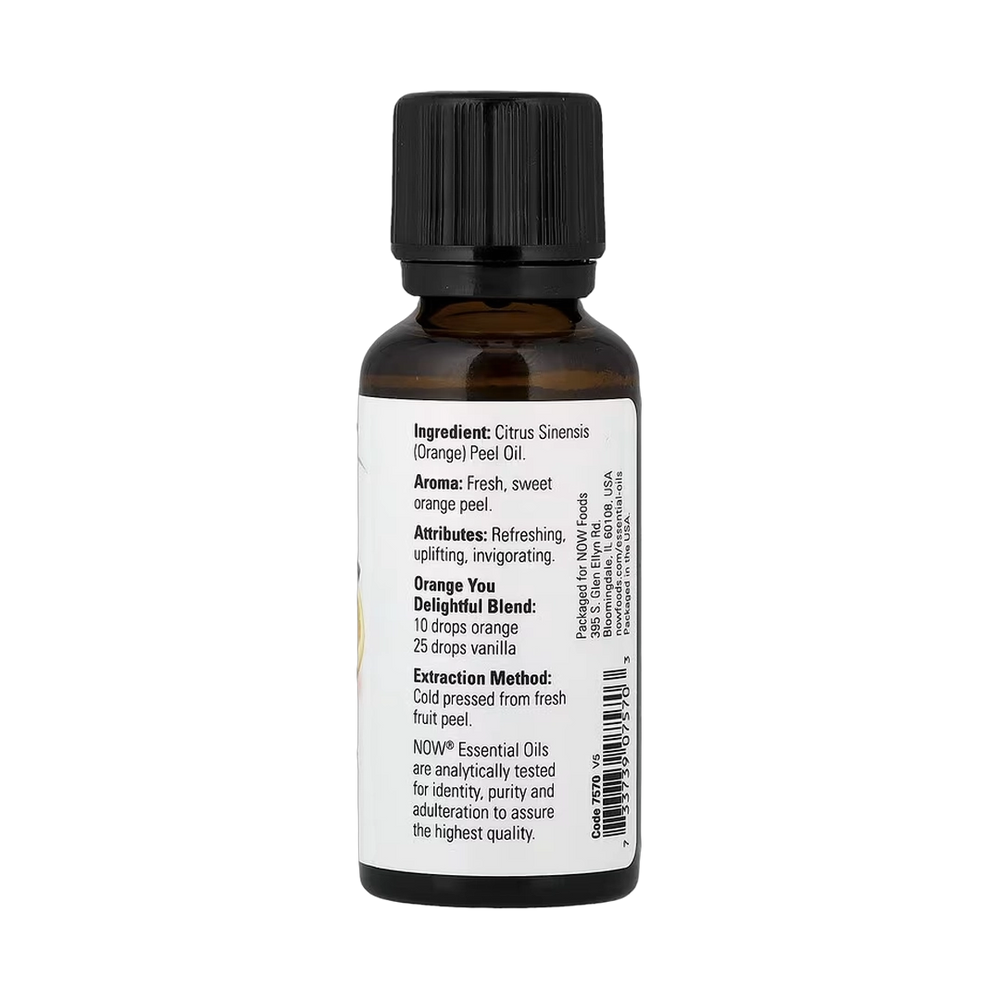 NOW Foods, Essential Oils, Orange, 1 fl oz, 30 ml