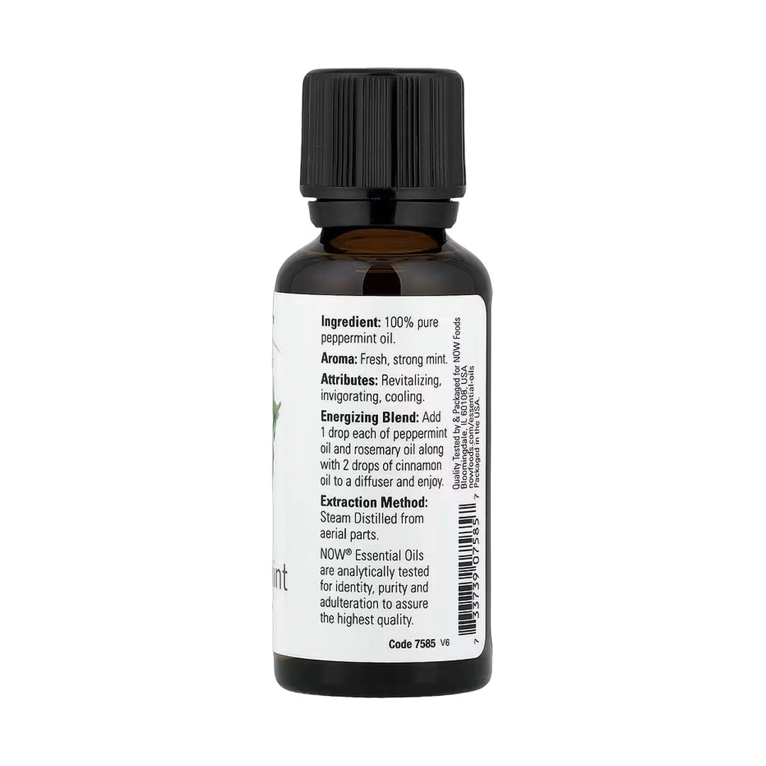 NOW Foods, Essential Oils, Peppermint, 1 fl oz, 30 ml