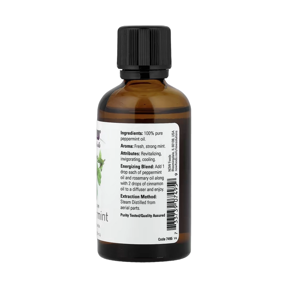 NOW Foods, Essential Oils, Peppermint, 2 fl oz, 59 ml