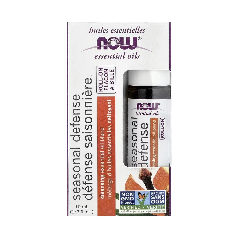 NOW Foods, Essential Oils, Roll-On, Seasonal Defense, 1/3 fl oz, 10 ml