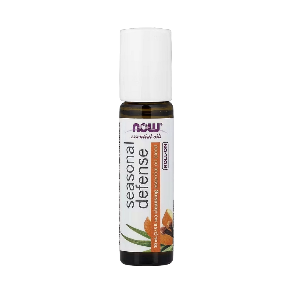 NOW Foods, Essential Oils, Roll-On, Seasonal Defense, 1/3 fl oz, 10 ml