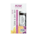 NOW Foods, Essential Oils, Roll On, Take a Zen Ten, 1/3 fl oz, 10 ml