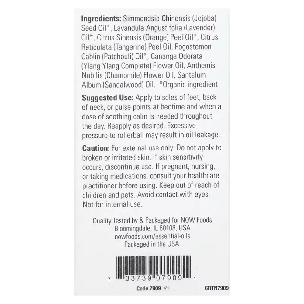 NOW Foods, Essential Oils, Roll On, Take a Zen Ten, 1/3 fl oz, 10 ml