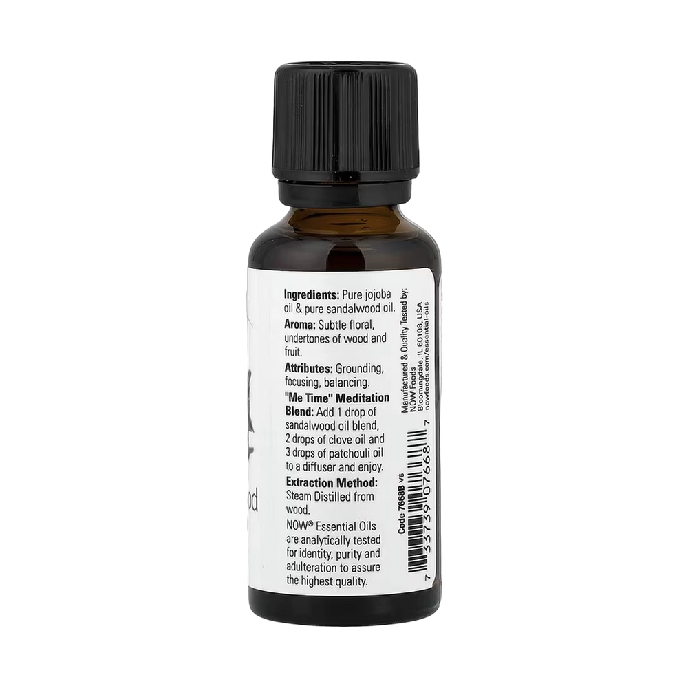 NOW Foods, Essential Oils, Sandalwood, 1 fl oz, 30 ml
