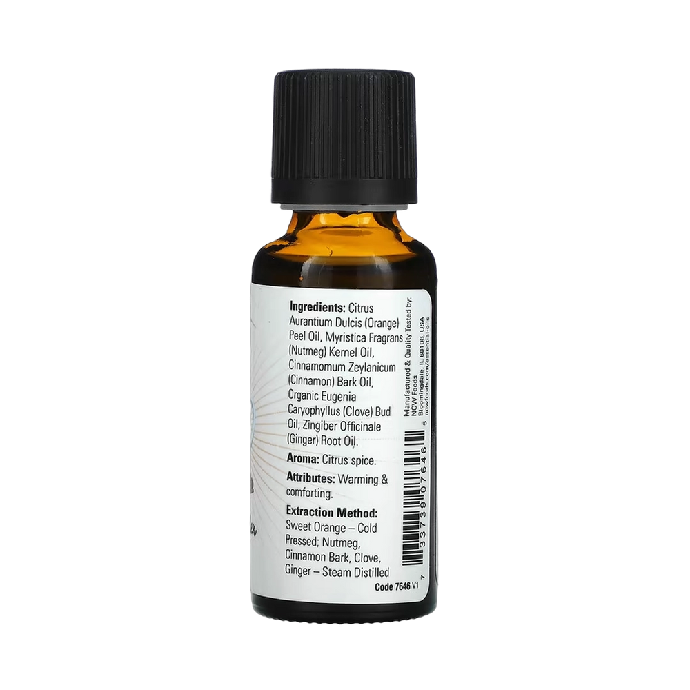 NOW Foods, Essential Oils, Spiced Cider, 1 fl oz, 30 ml