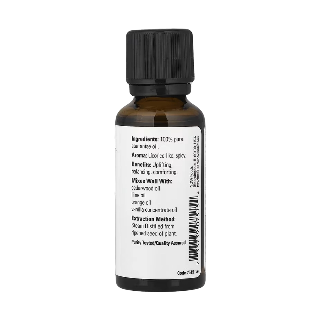 NOW Foods, Essential Oils, Star Anise, 1 fl oz, 30 ml