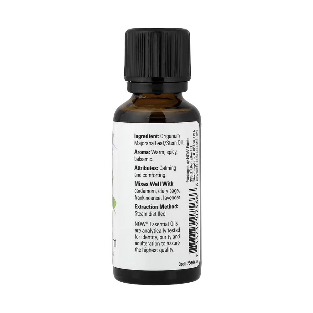 NOW Foods, Essential Oils, Sweet Marjoram, 1 fl oz, 30 ml