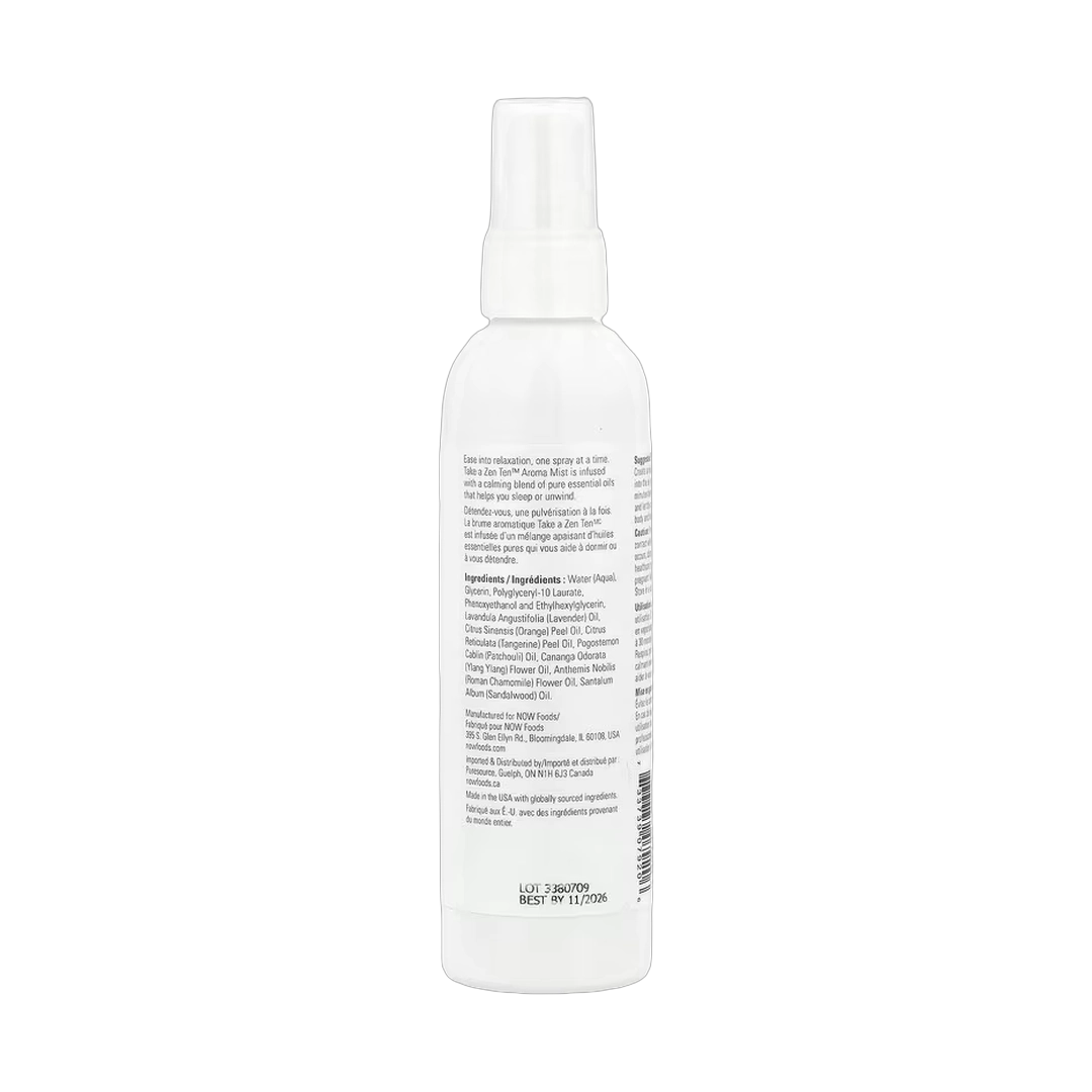 NOW Foods, Essential Oils, Take a Zen Ten™ Aroma Mist, 4 fl oz, 118 ml