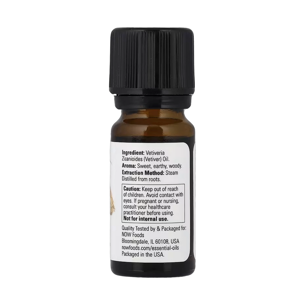NOW Foods, Essential Oils, Vetiver, 1/3 fl oz, 10 ml