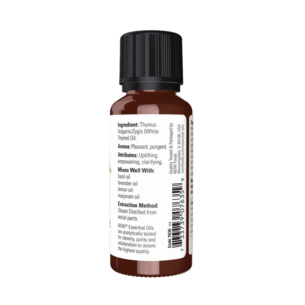 NOW Foods, Essential Oils, White Thyme, 1 fl. Oz, 30 ml