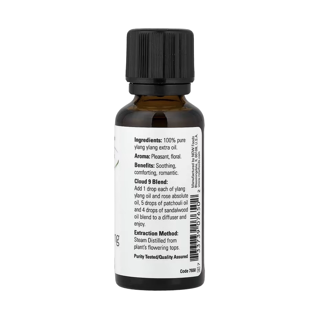 NOW Foods, Essential Oils, Ylang Ylang Extra, 1 fl oz, 30 ml
