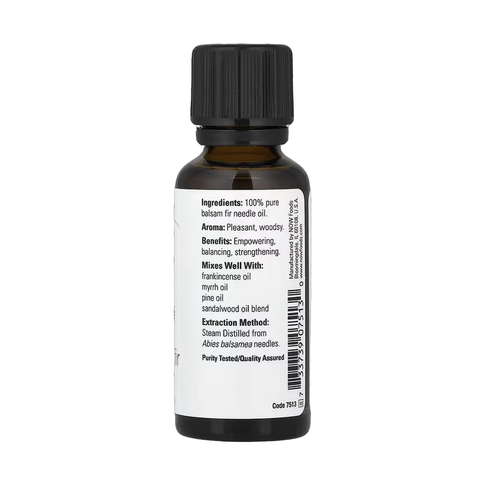 NOW Foods, Essentials Oils, Balsam Fir Needle, 1 fl oz, 30 ml