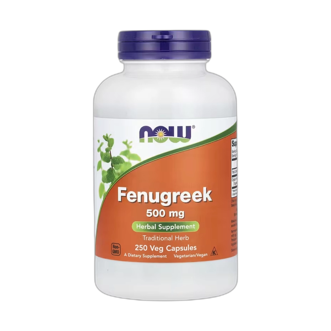 NOW Foods, Fenugreek, 500 mg, 250 Veg Capsules