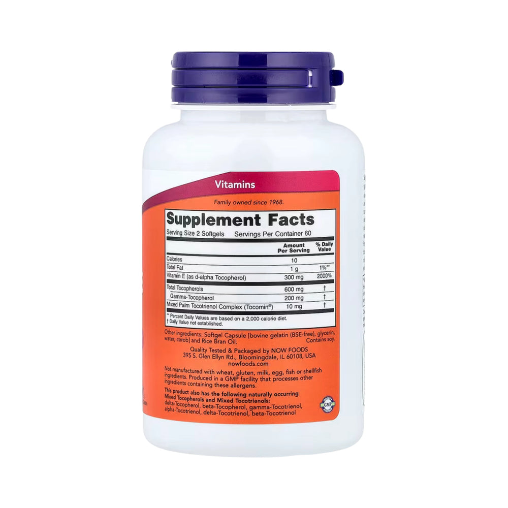 NOW Foods, Gamma E Complex, Advanced, 120 Softgels