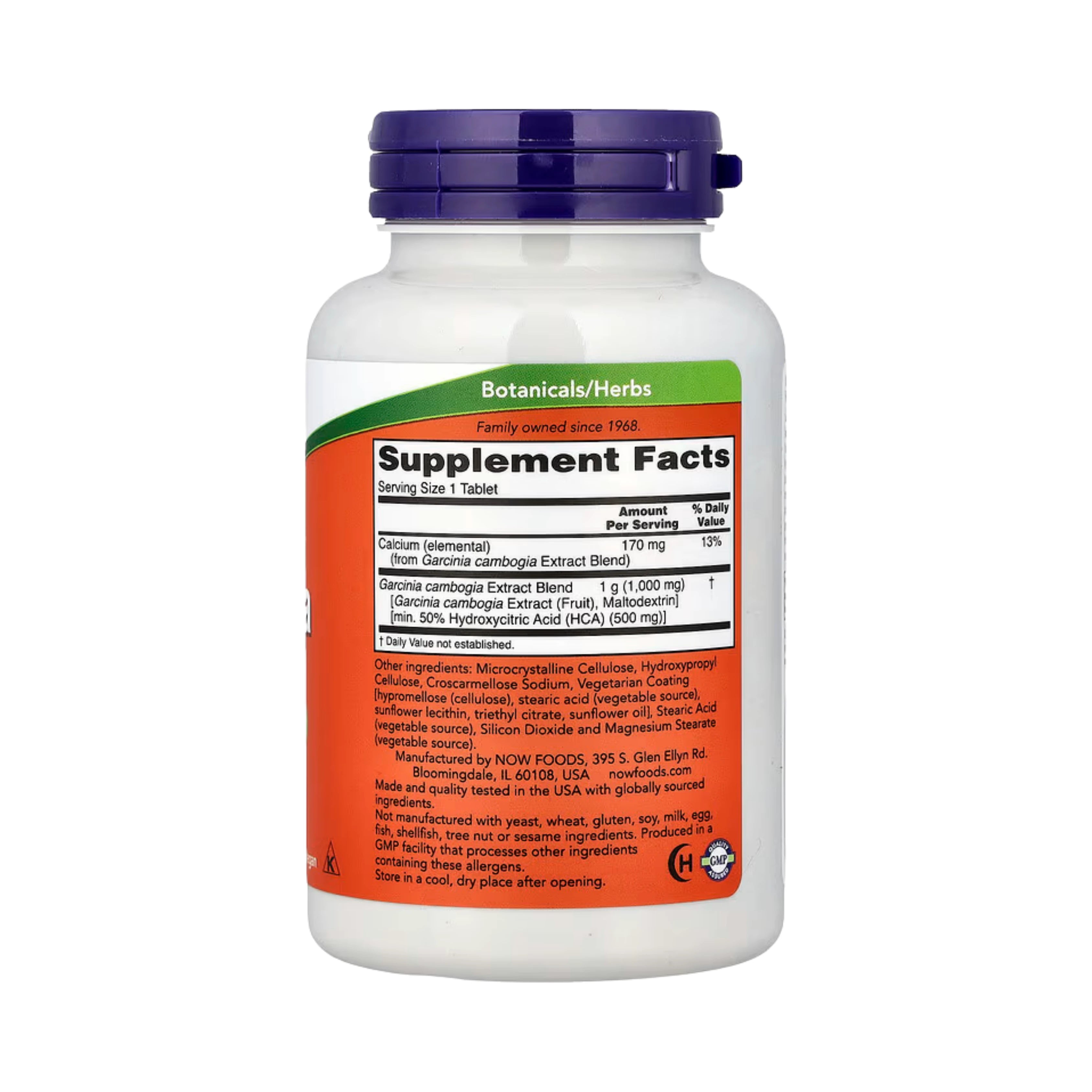 NOW Foods, Garcinia Extract, 120 Tablets