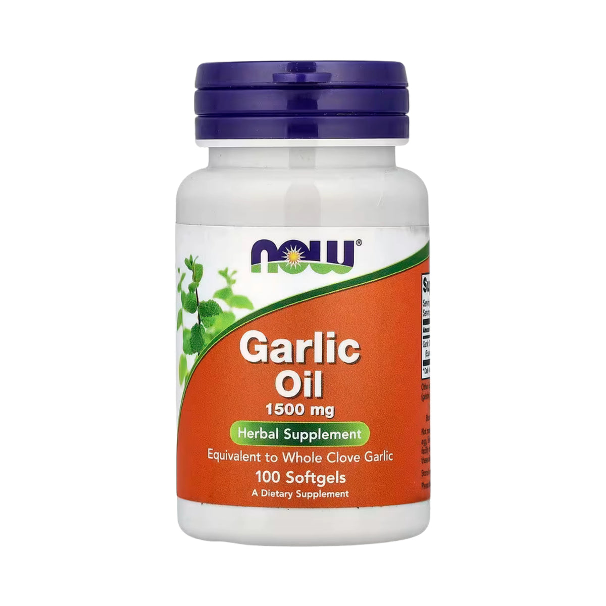 NOW Foods, Garlic Oil, 1,500 mg, 100 Softgels