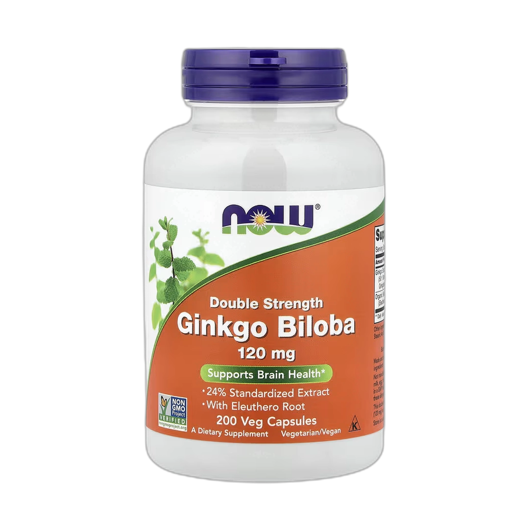 NOW Foods, Ginkgo Biloba, 200 Veg Capsules