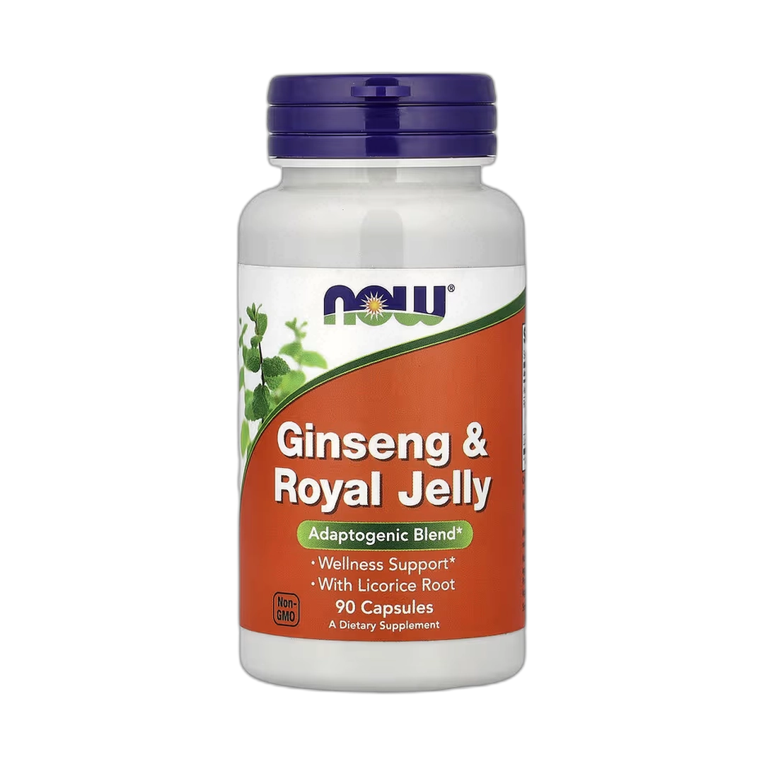 NOW Foods, Ginseng & Royal Jelly, 90 Capsules