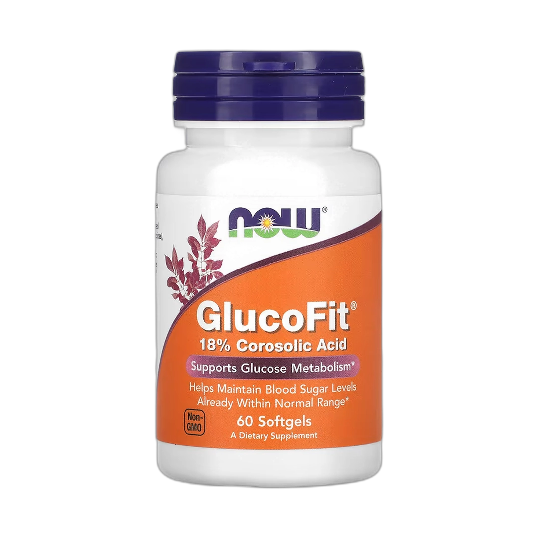 NOW Foods, GlucoFit, 60 Softgels
