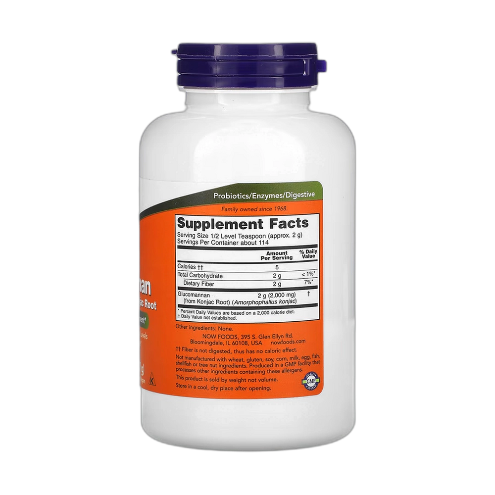 NOW Foods, Glucomannan, Pure Powder, 8 oz, 227 g