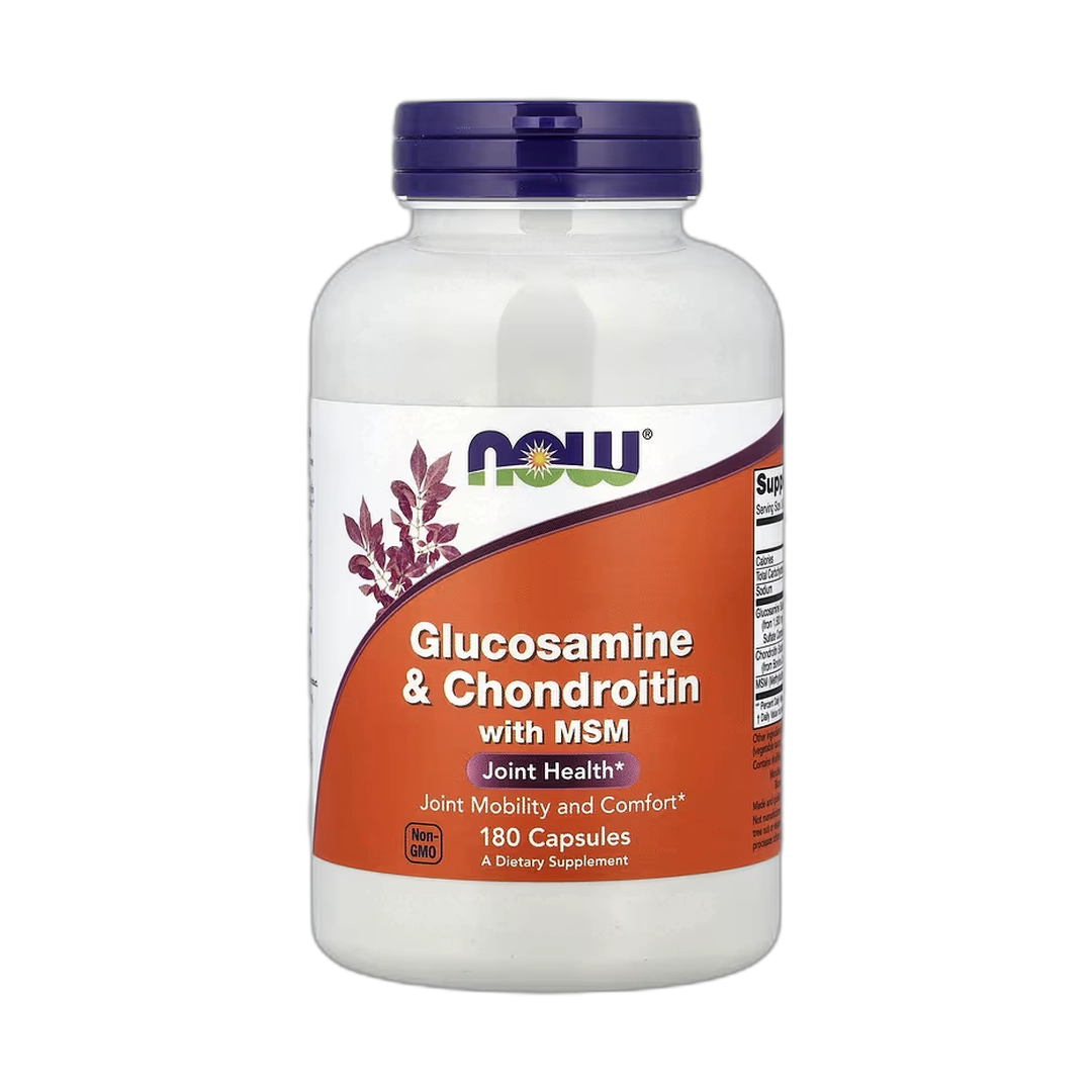NOW Foods, Glucosamine & Chondroitin with MSM, 180 Capsules