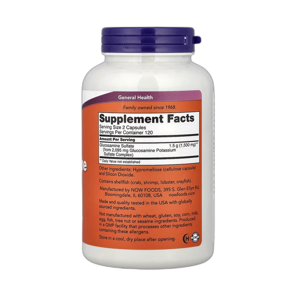 NOW Foods, Glucosamine Sulfate, 240 Capsules