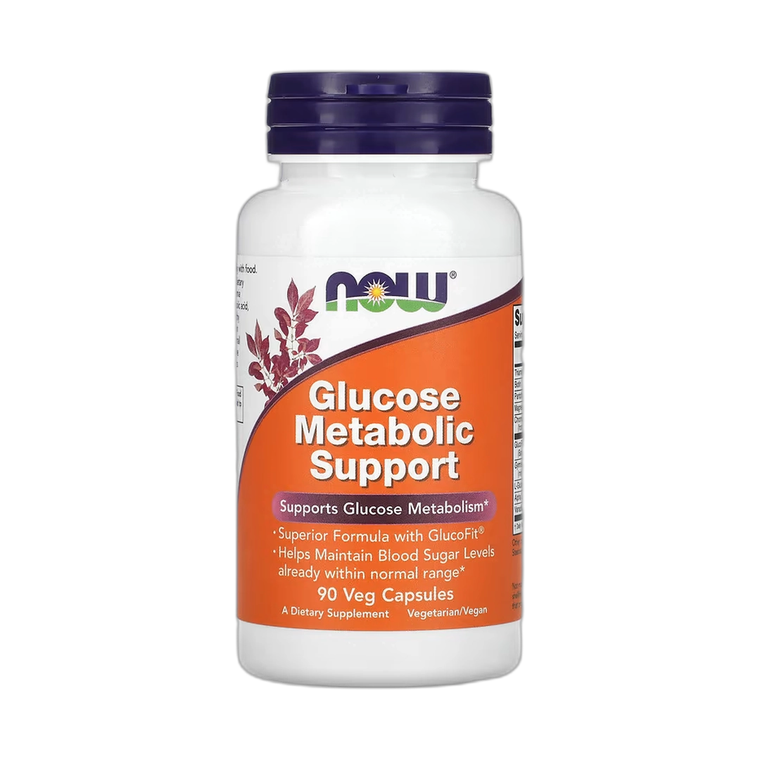 NOW Foods, Glucose Metabolic Support, 90 Veg Capsules