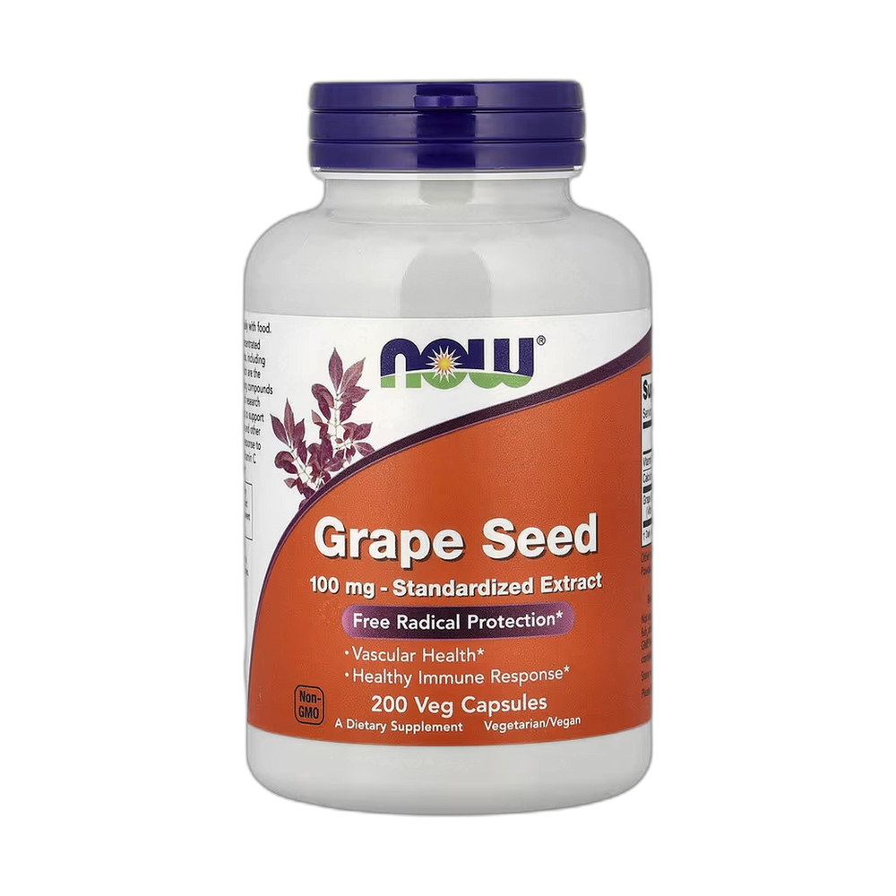 NOW Foods, Grape Seed, 200 Veg Capsules
