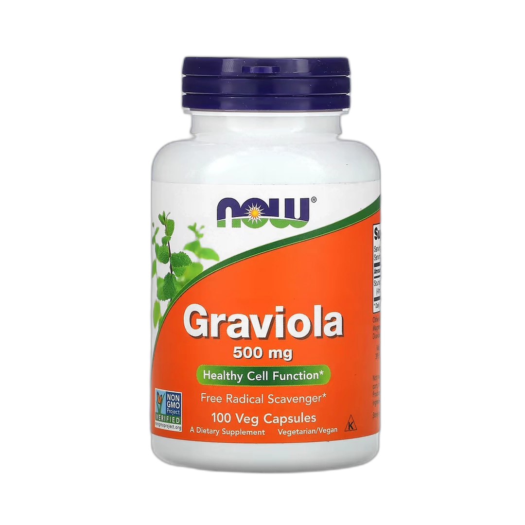 NOW Foods, Graviola, 500 mg, 100 Veg Capsules