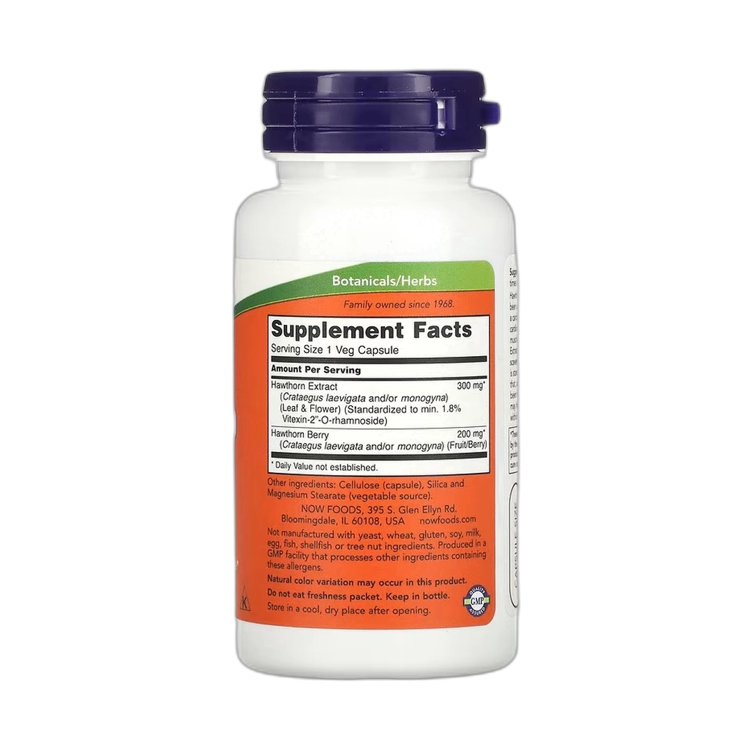 NOW Foods, Hawthorn Extract, 300 mg, 90 Veg Capsules