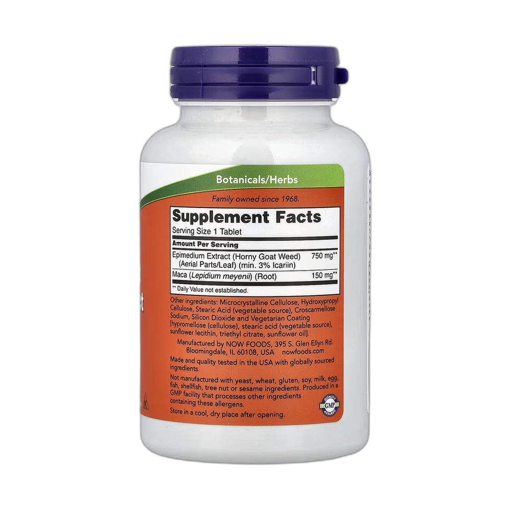 NOW Foods, Horny Goat Weed Extract, 90 Tablets