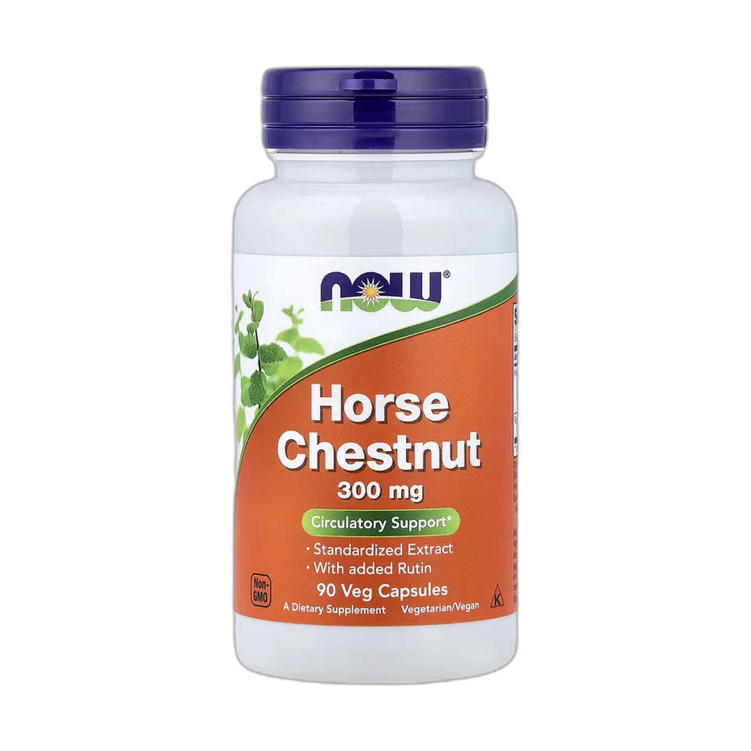 NOW Foods, Horse Chestnut With Added Rutin, 90 Veg Capsules
