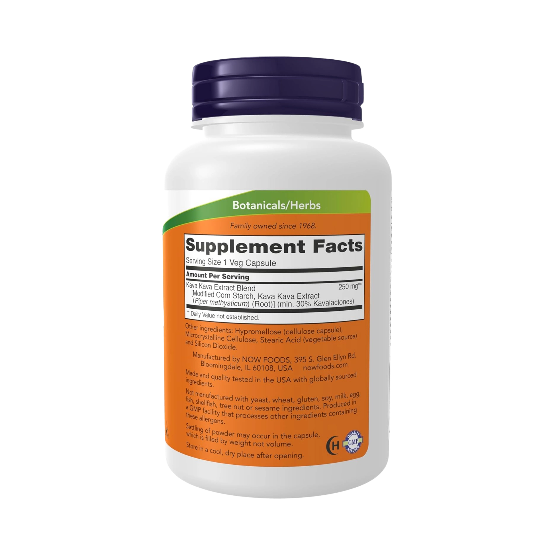NOW Foods, Kava Kava Extract, 120 Veg Capsules