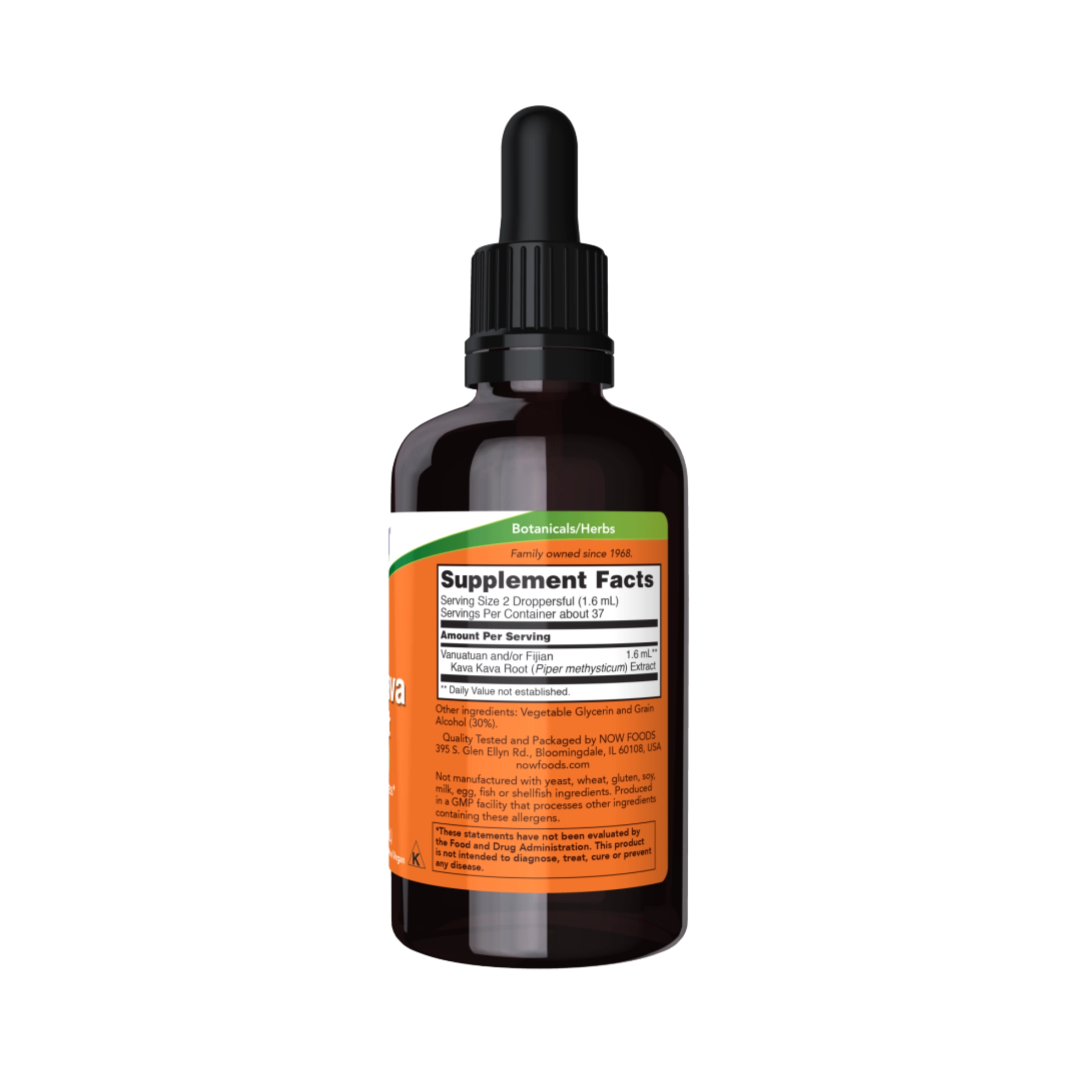 NOW Foods, Kava Kava Extract, 2 fl. Oz, 59 ml