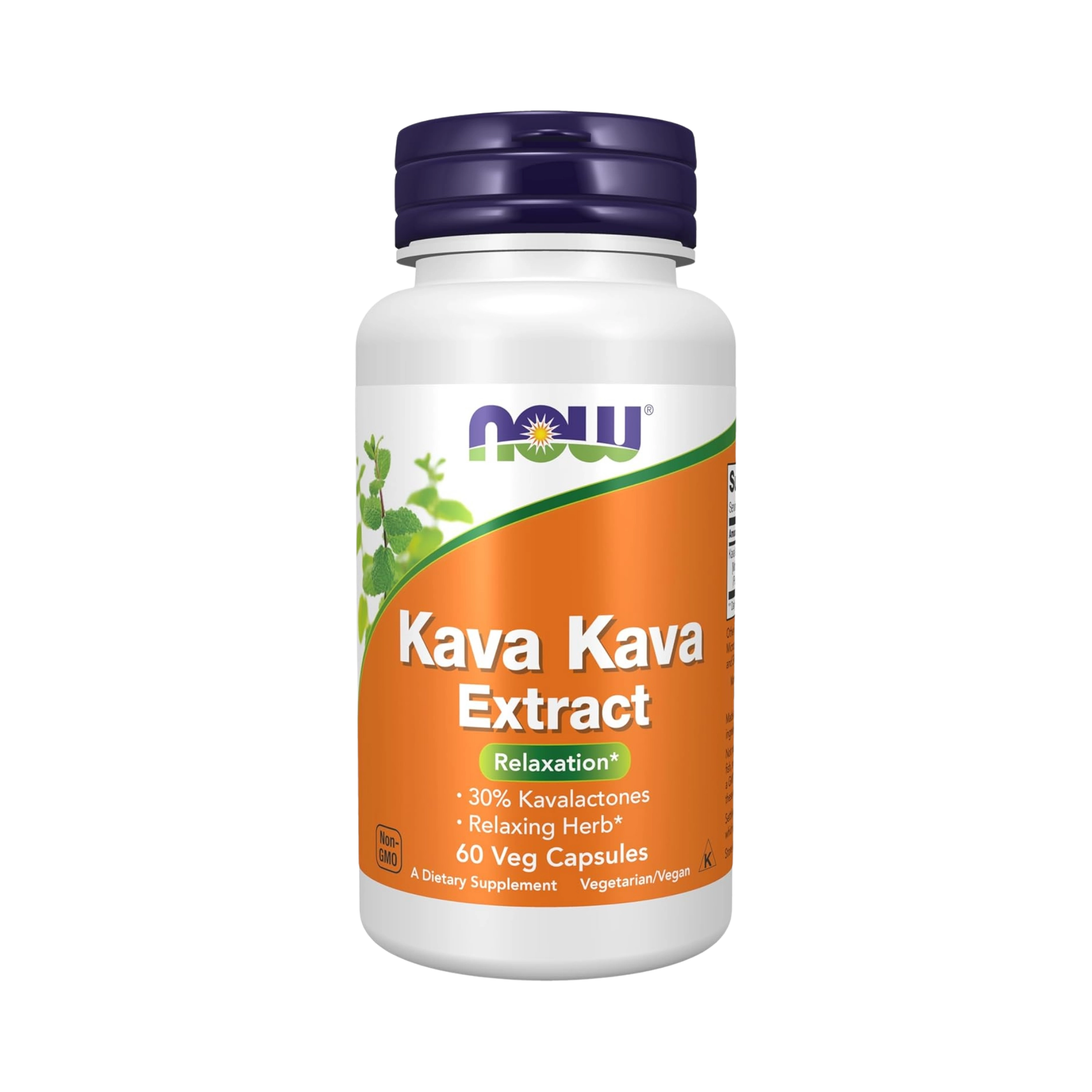 NOW Foods, Kava Kava Extract, 60 Veg Capsules
