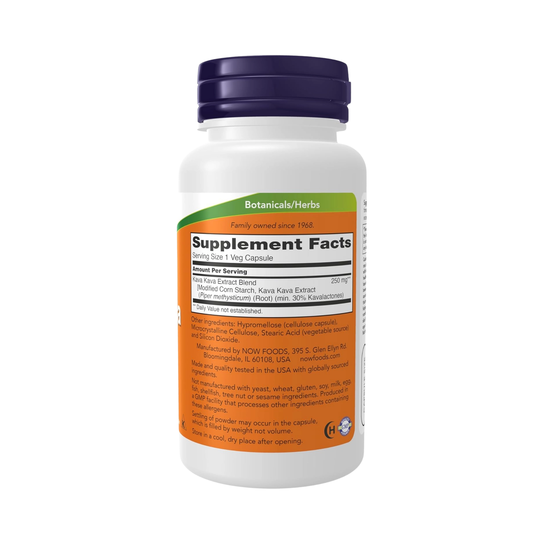 NOW Foods, Kava Kava Extract, 60 Veg Capsules