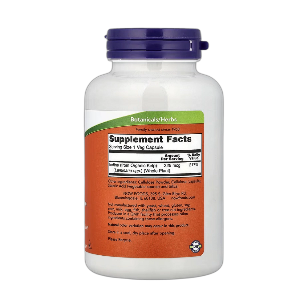 NOW Foods, Kelp, 325 mcg, 250 Veg Capsules