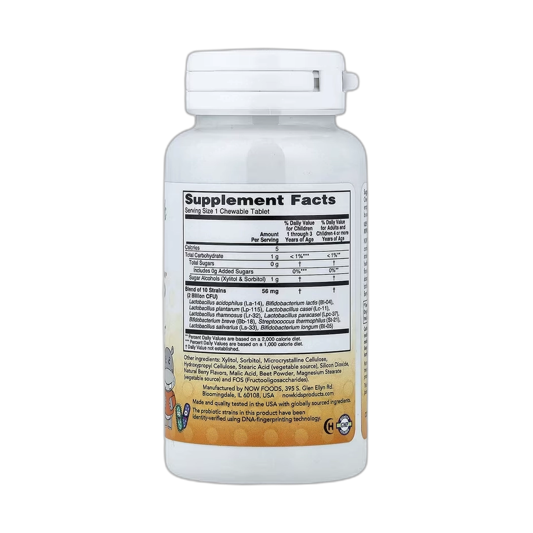 NOW Foods, Kids, Berry Dophilus, 60 Chewables