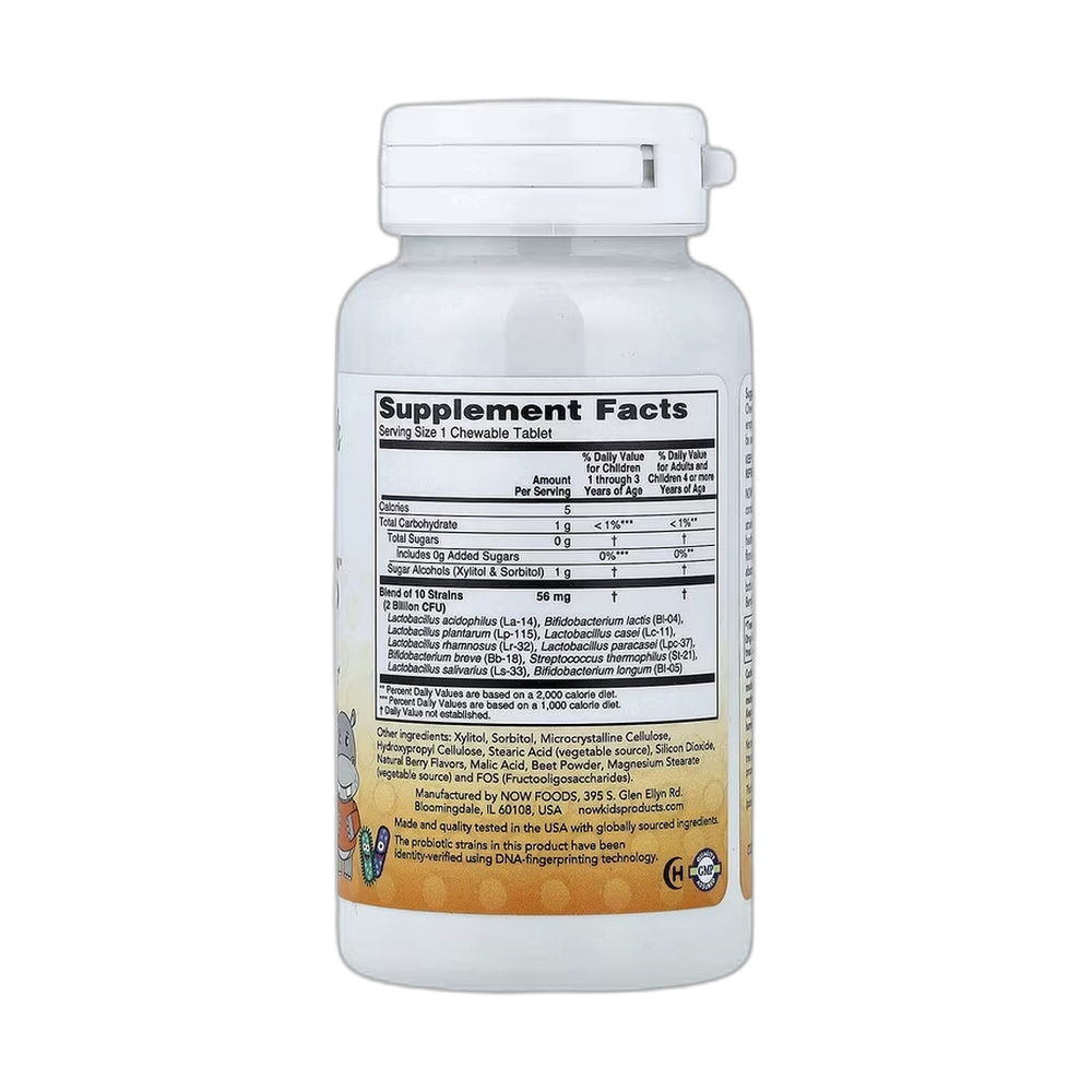 NOW Foods, Kids, Berry Dophilus, 60 Chewables