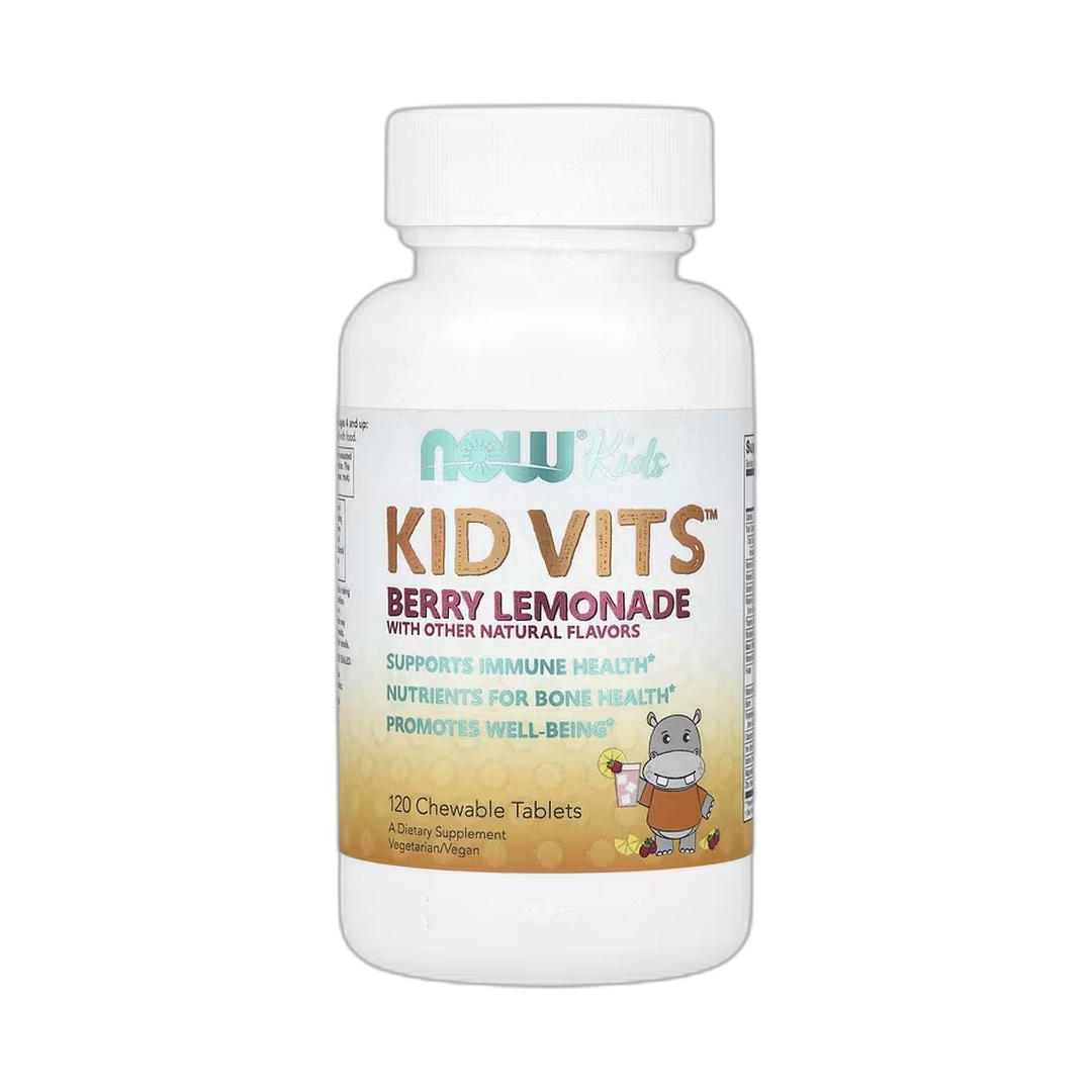 NOW Foods, Kids, Kid Vits™, Berry Lemonade, 120 Chewable Tablets