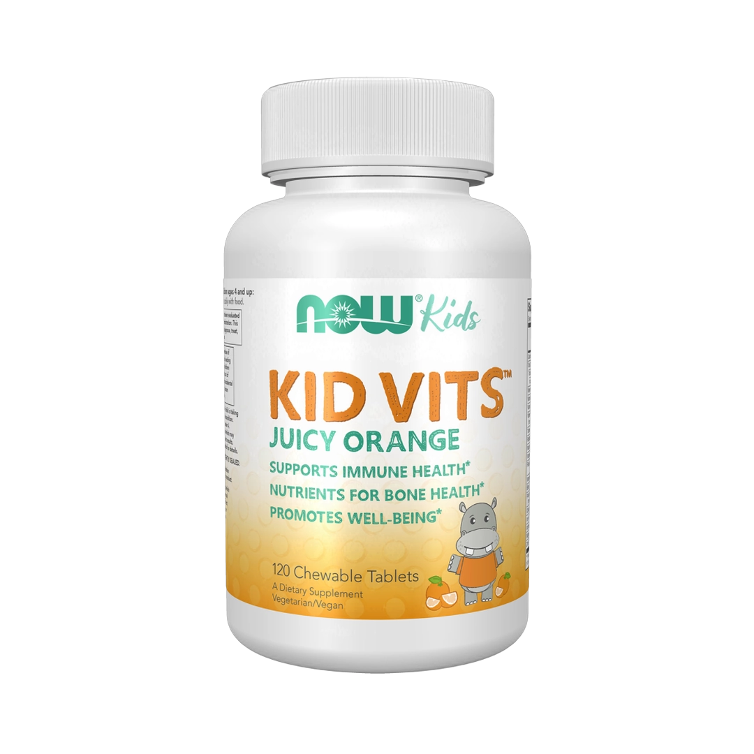 Now Foods, Kids, kid Vits, Juicy Orange, 120 Chewable Tablets