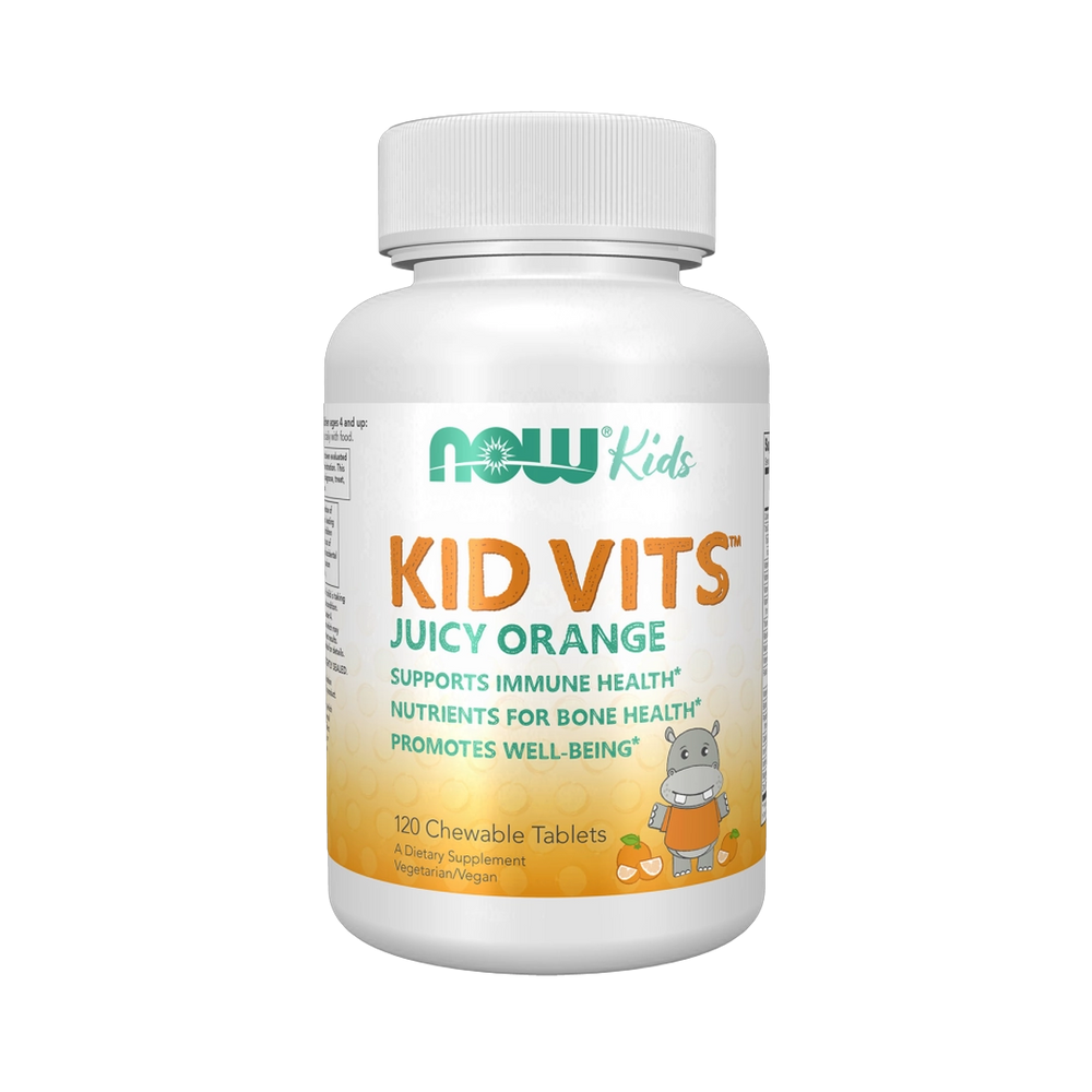Now Foods, Kids, kid Vits, Juicy Orange, 120 Chewable Tablets