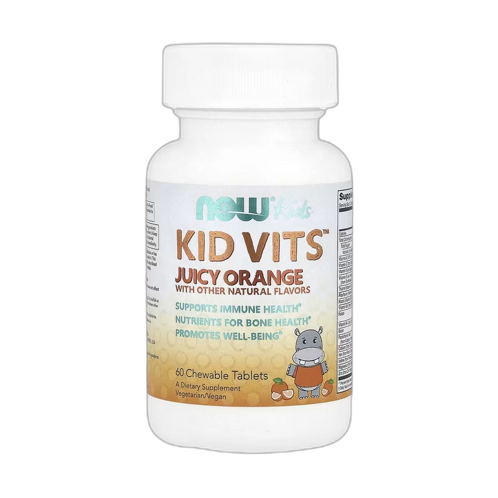 NOW Foods, Kids, Kid Vits, Juicy Orange, 60 Chewable Tablets
