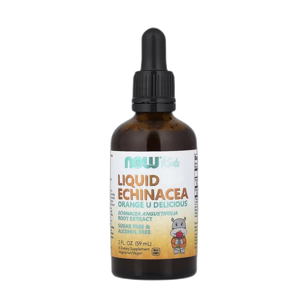 NOW Foods, Kids, Liquid Echinacea, Orange, 2 fl oz, 59 ml