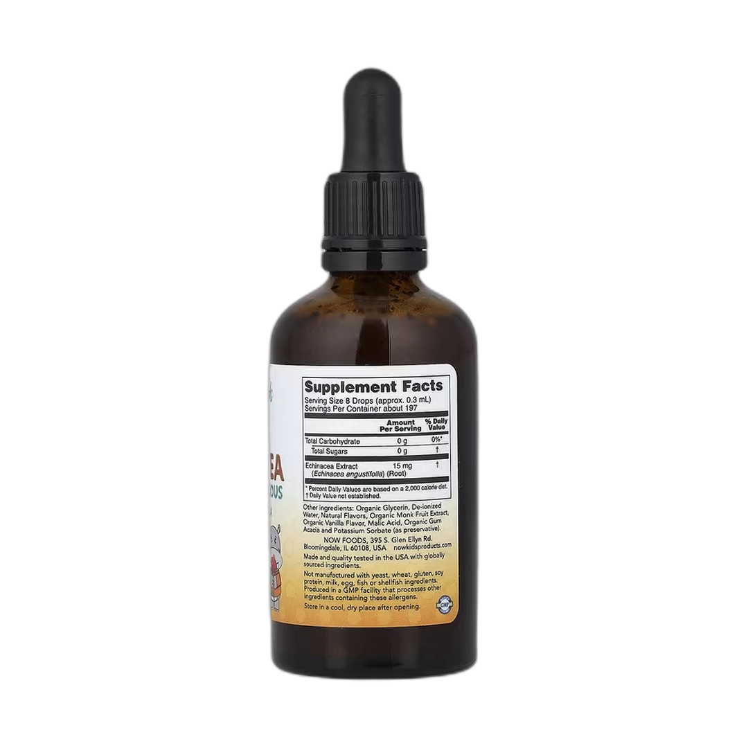 NOW Foods, Kids, Liquid Echinacea, Orange, 2 fl oz, 59 ml