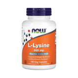 NOW Foods, L-Lysine, 500 mg, 100 Veg Capsules