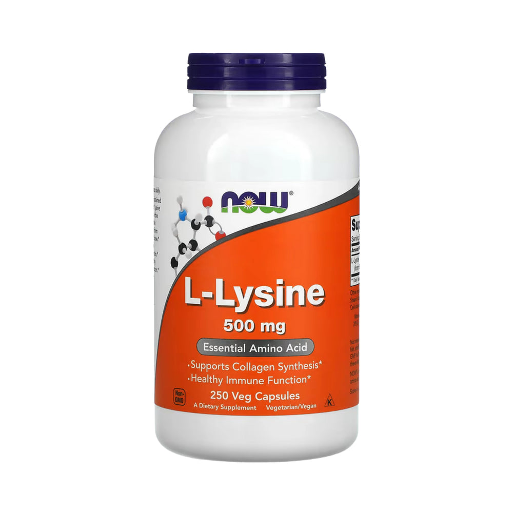 NOW Foods, L-Lysine, 500 mg, 250 Veg Capsules