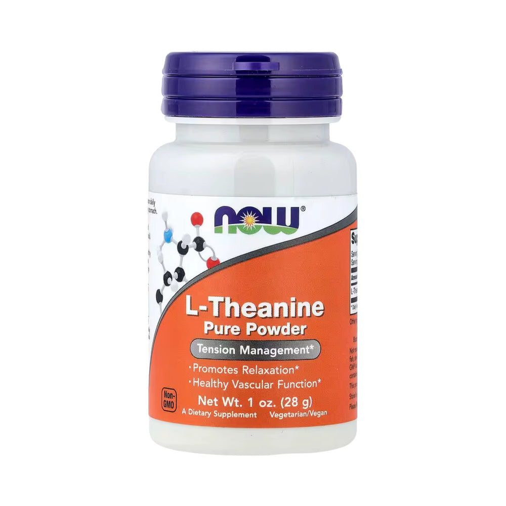NOW Foods, L-Theanine Pure Powder, 1 oz, 28 g